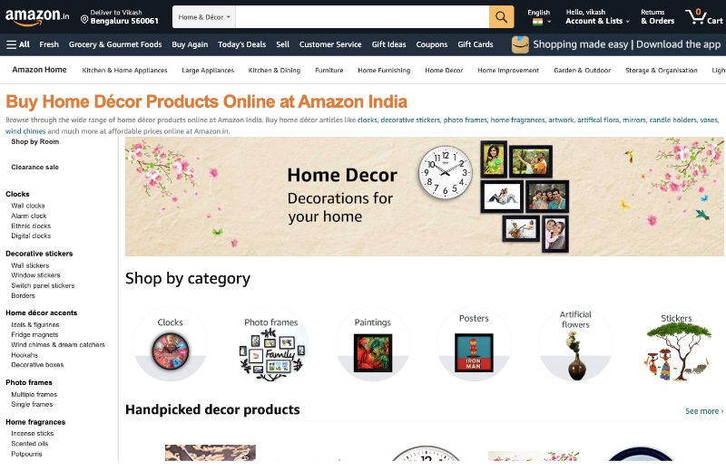 Amazon Home Decor Store