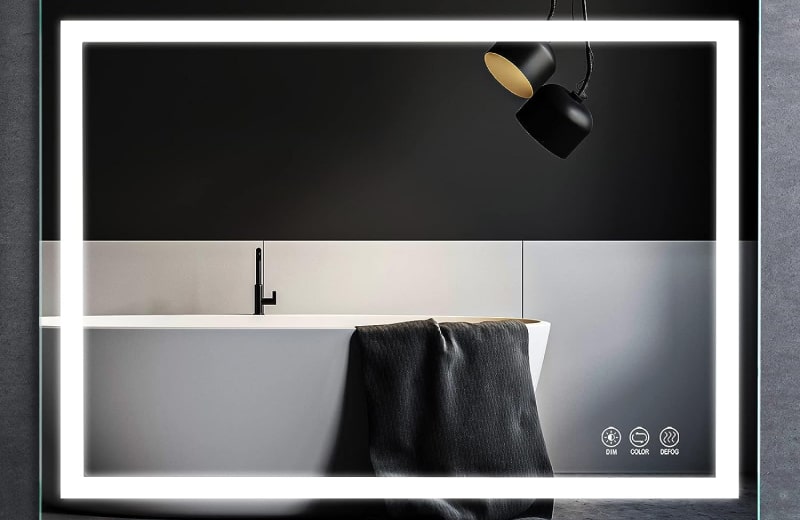 Butylux LED Lighted Bathroom Mirror with Anti-Fog