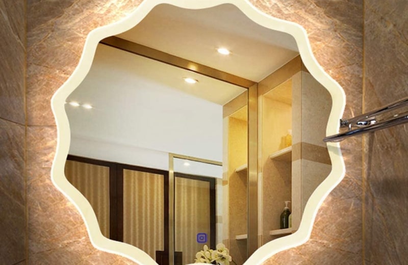 sanskruti hub wall mounted led mirror vanity mirror